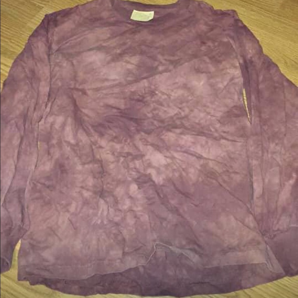Tie dye long sleeved shirt